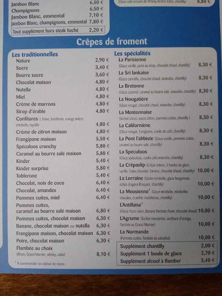 Crèperie La Bigouden - Menu Image 2